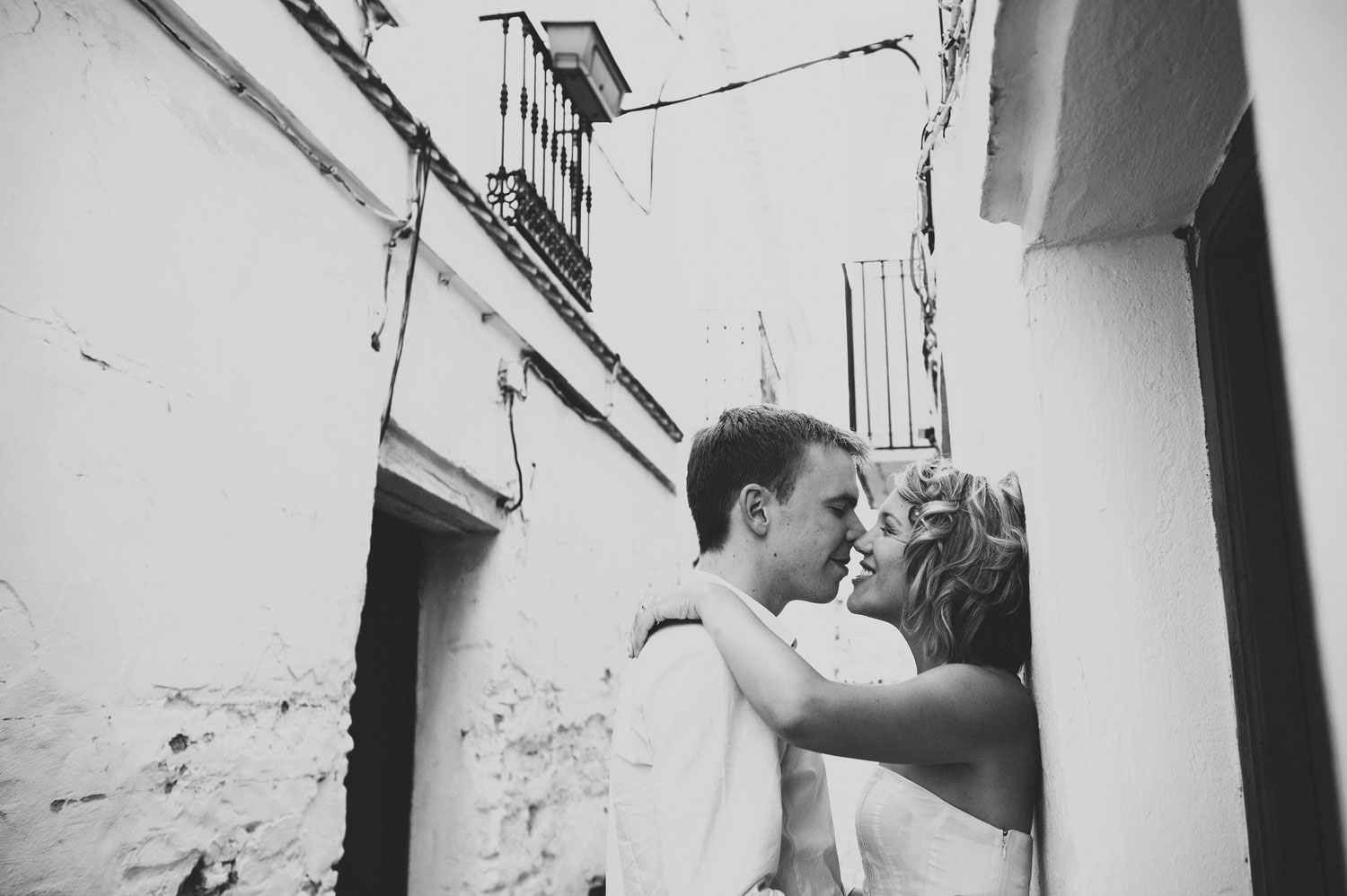 Intimate wedding photos in Gibraltar Tarifa