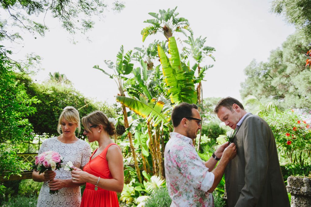 boda en gibraltar jardín botánico