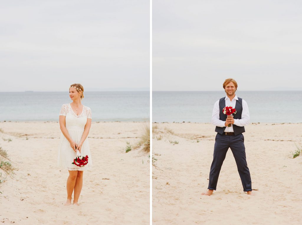 Honeymoon Portraits in Los Lances Beach Tarifa